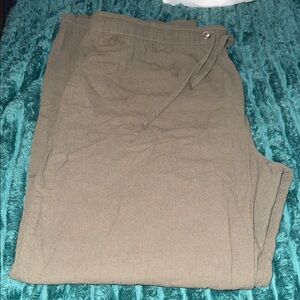 Women's Olive Drawstring Pants
